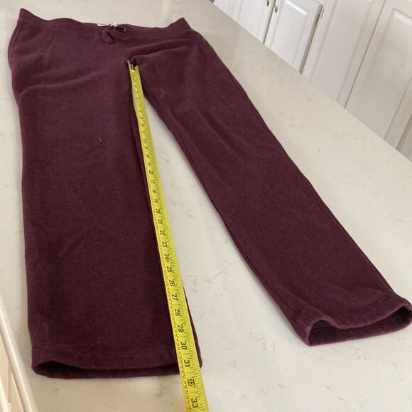 Uggs Oralyn Faux Sherpa Fleece Teddy Lined Drawstring Lounge Pant Red Size L - Picture 9 of 9